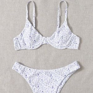 ditsy floral bikini top